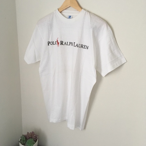 Other - ❌Vintage white polo Ralph Lauren tee